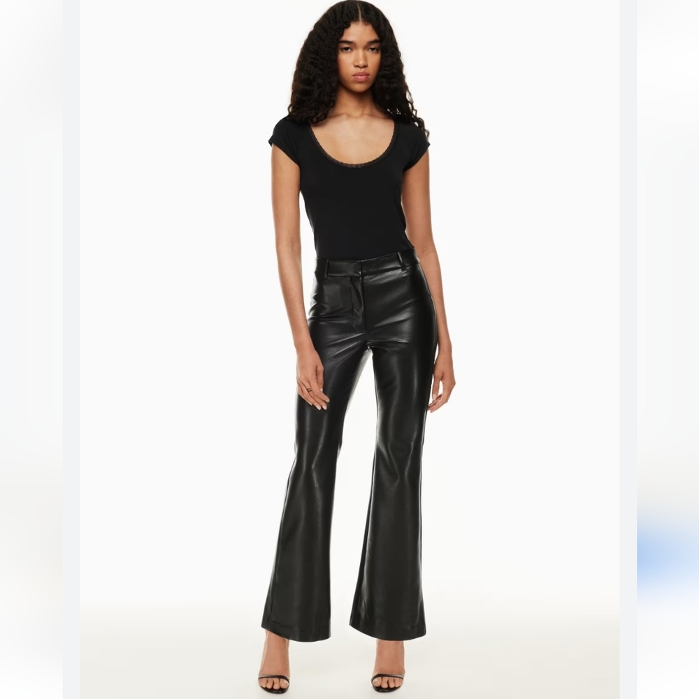 GOOD AMERICAN LEATHER pants NWT